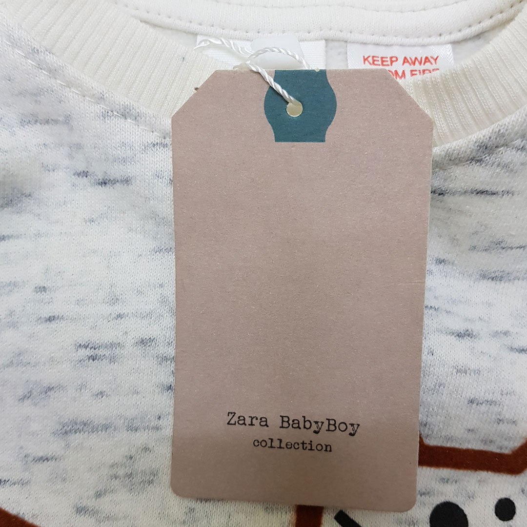 بلوز گرم پسرانه 25860 سایز 3 ماه تا 4 سال مارک ZARA