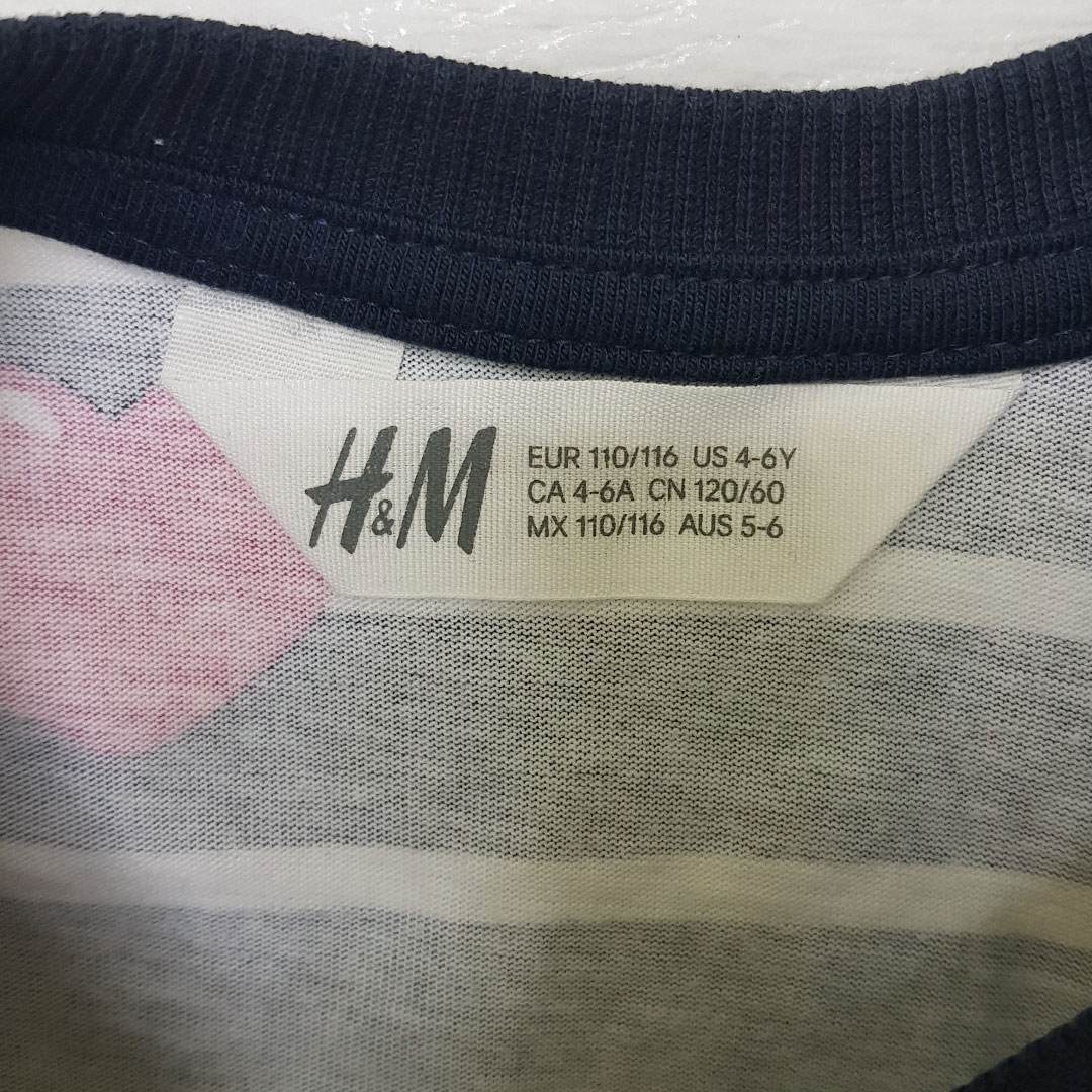 بلوز گرم دخترانه 25898 سایز 1.5 تا 10 سال مارک H&M