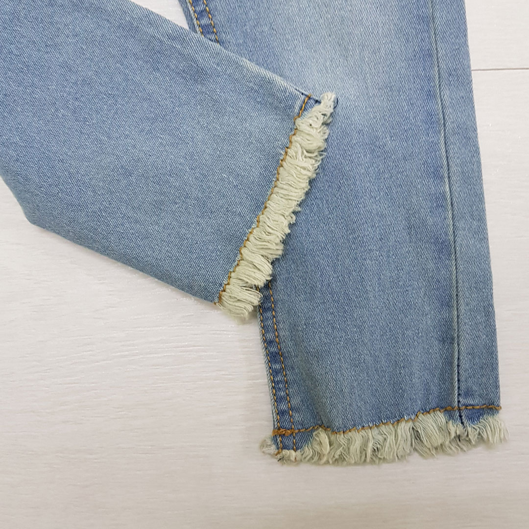 شلوار جینز دخترانه 25945 سایز 3 تا 30 ماه مارک PIAZA ITALIA