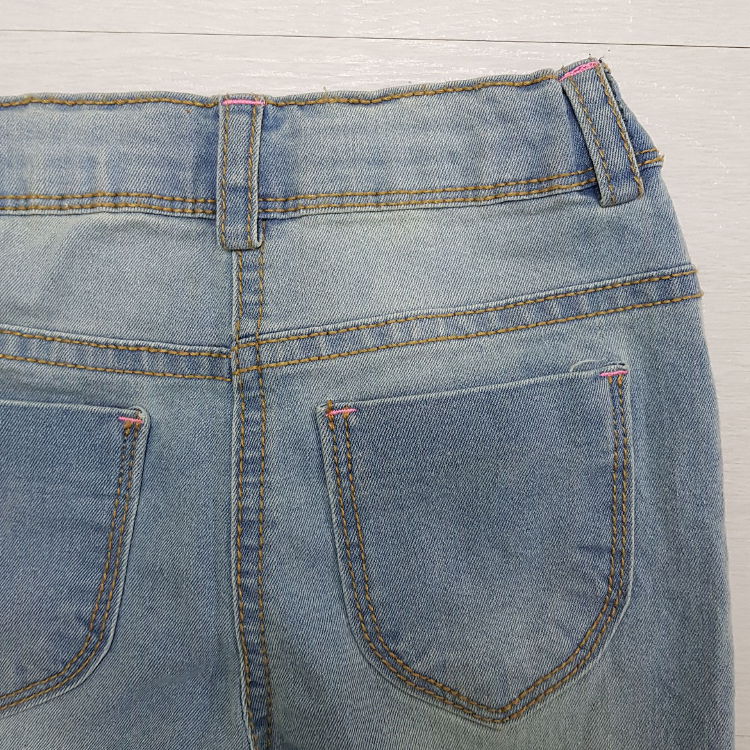 شلوار جینز دخترانه 25945 سایز 3 تا 30 ماه مارک PIAZA ITALIA
