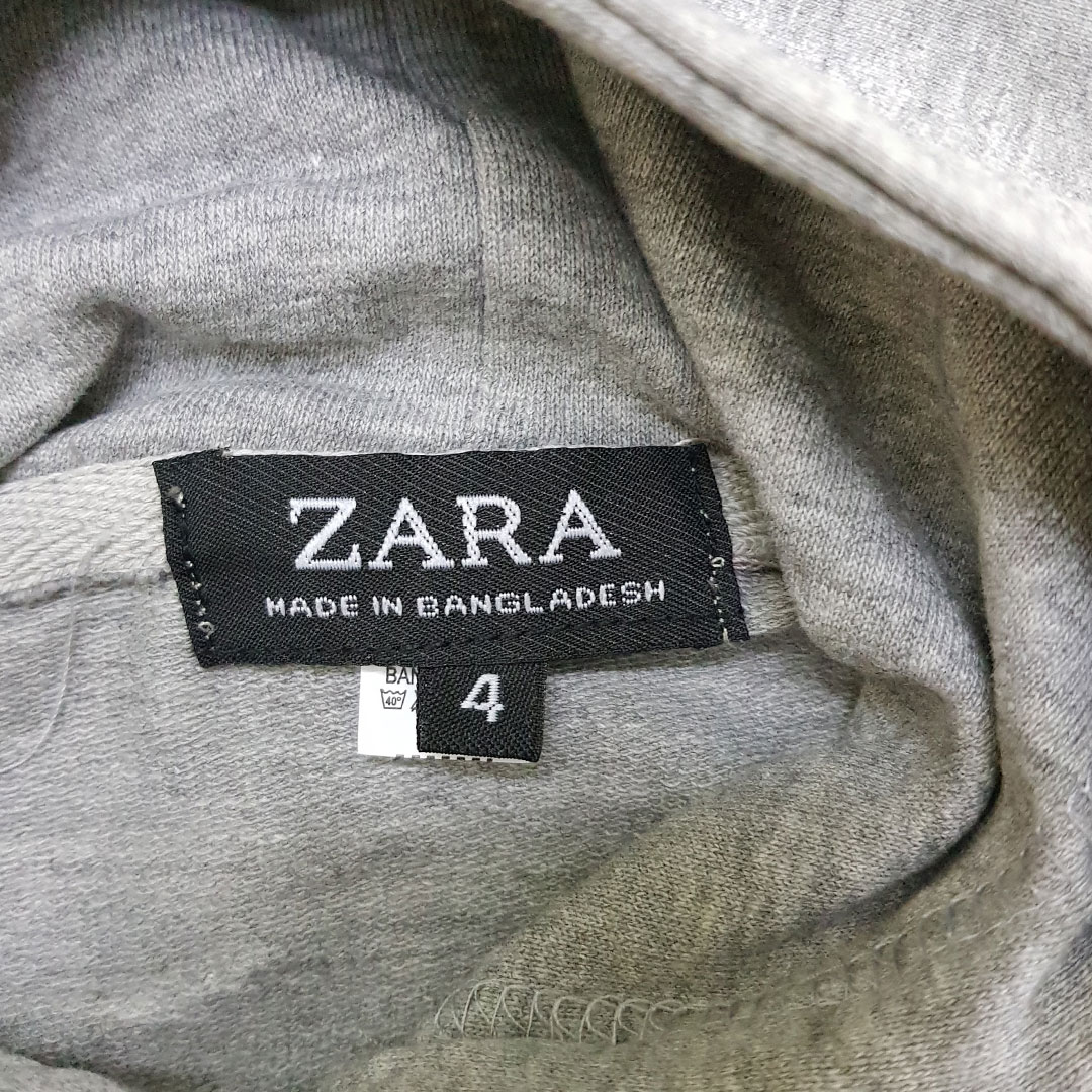 سویشرت کلاه دار 25998 سایز 1 تا 3 سال مارک ZARA