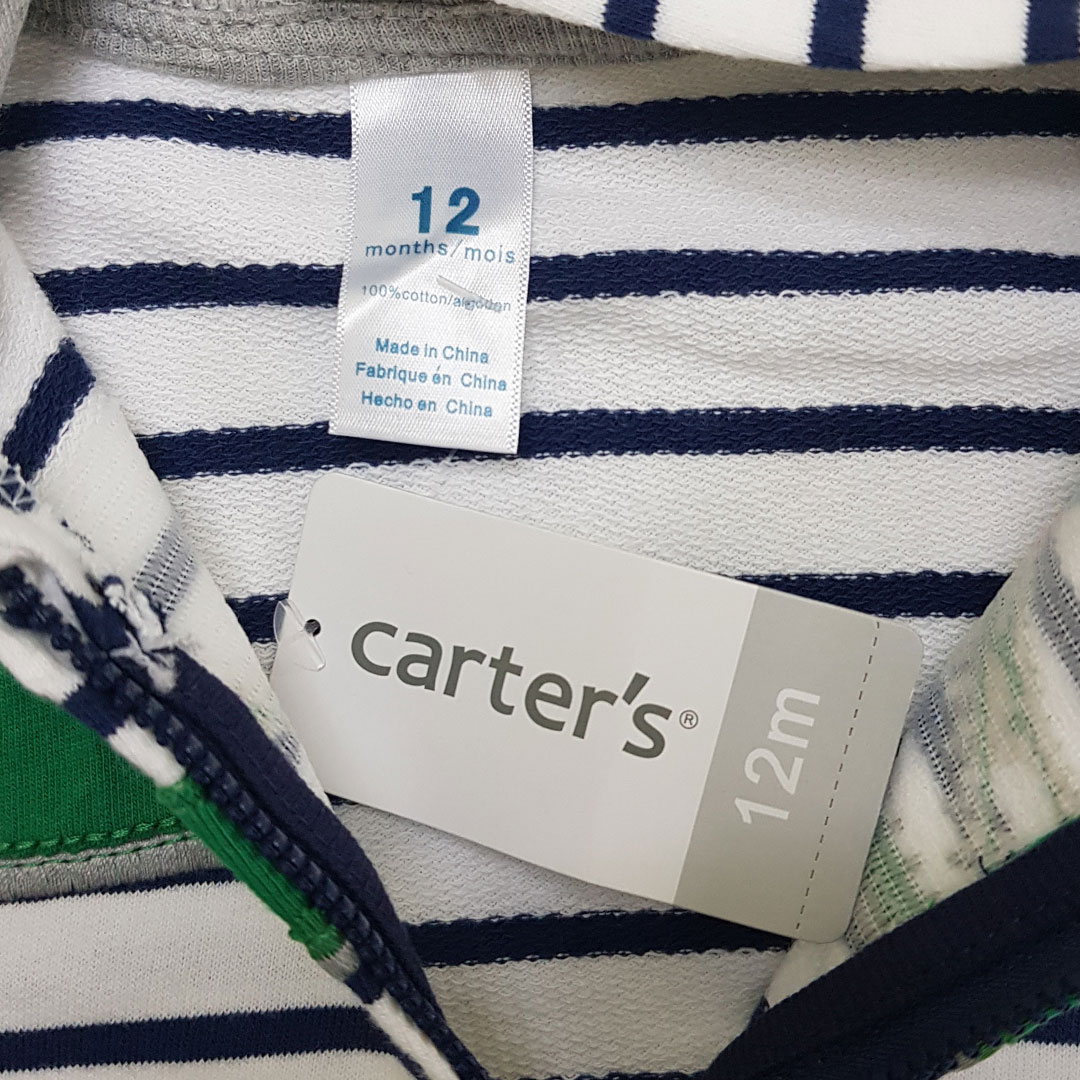 سویشرت پسرانه 26101 سایز 9 ماه تا 3 سال کد 2 مارک Carters