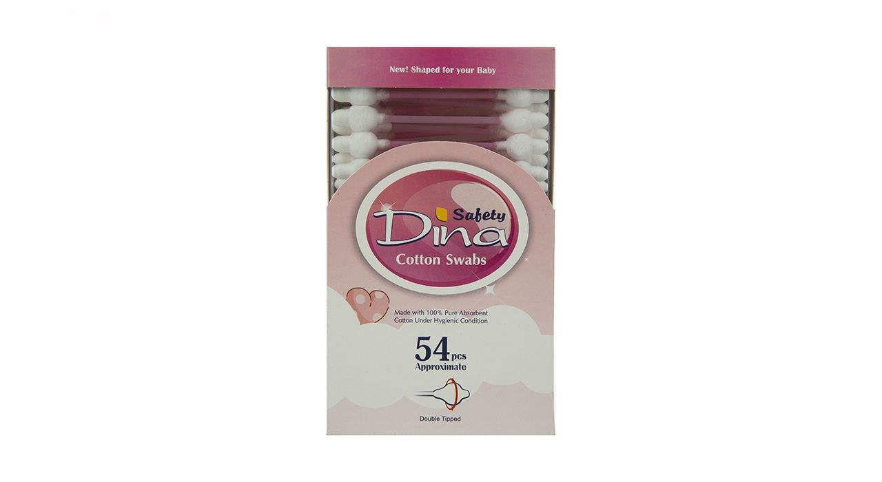 گوش پاک کن کودک دینا مدل Pink بسته 54 عددی 6001038