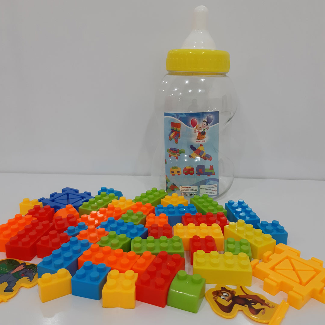 اسباب بازی آموزشی لگو طرح شیشه شیر 6001030