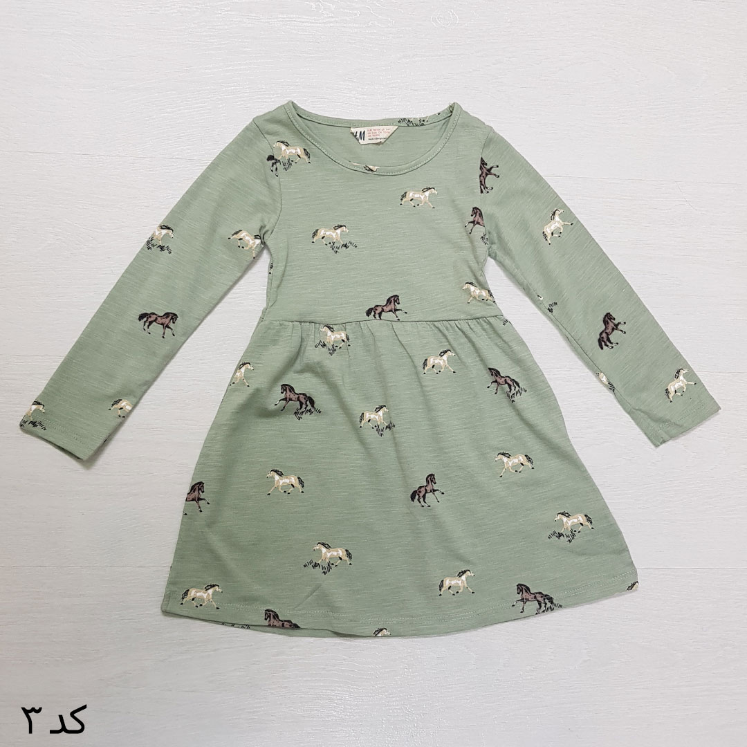 سارافون دخترانه 26417 سایز 1.5 تا 12 سال مارک H&M