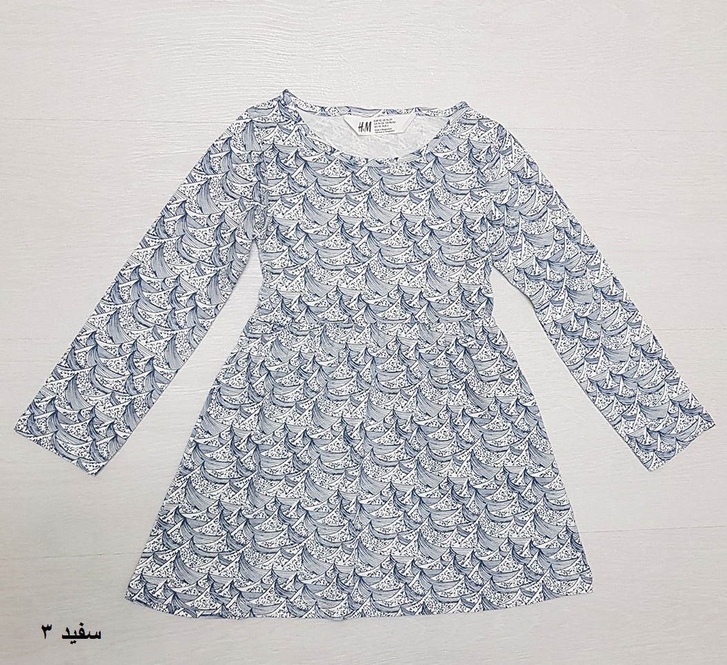 سارافون دخترانه 26417 سایز 1.5 تا 12 سال کد 14 مارک H&M