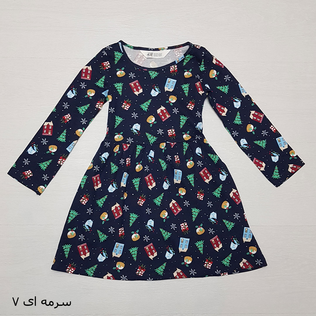 سارافون دخترانه 26417 سایز 1.5 تا 12 سال کد 14 مارک H&M