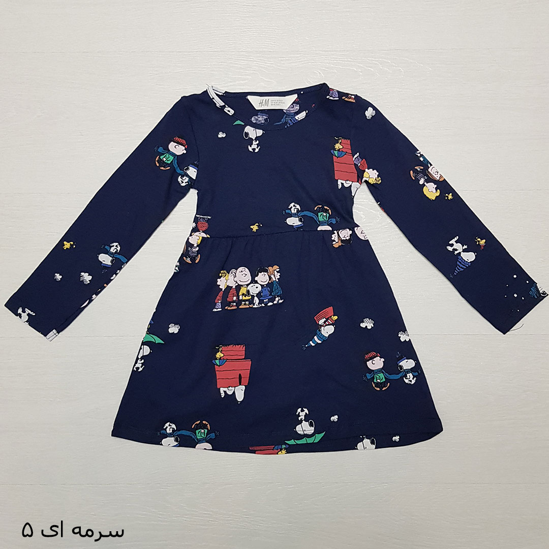 سارافون دخترانه 26417 سایز 1.5 تا 12 سال کد 14 مارک H&M