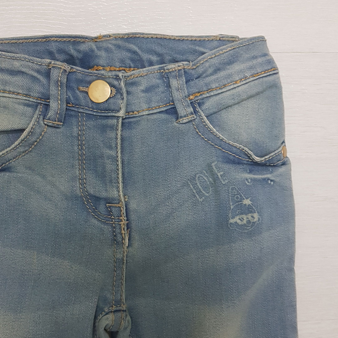 شلوار جینز دخترانه 26446 سایز 9 ماه تا 3 سال مارک BUMBA