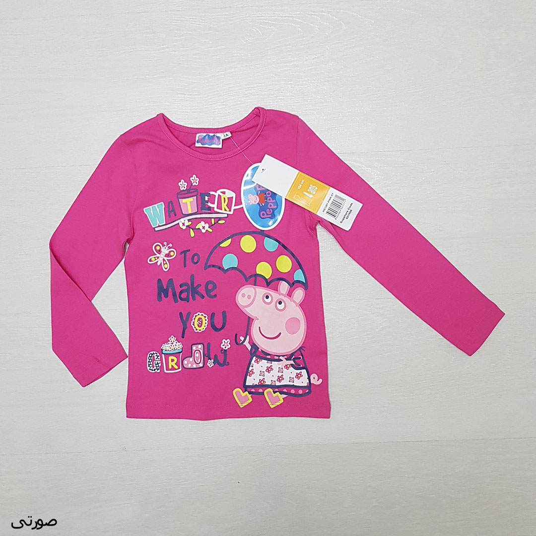 بلوز دخترانه 26431 سایز 3 تا 8 سال مارک PEPPAPIG