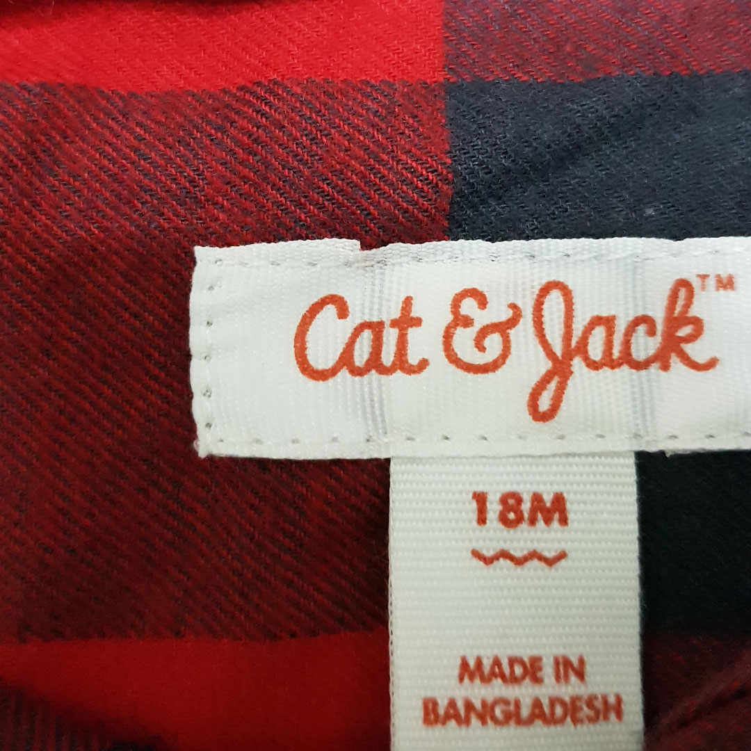 پیراهن پسرانه 26566 سایز 12 ماه تا 5 سال مارک CAT&JACK