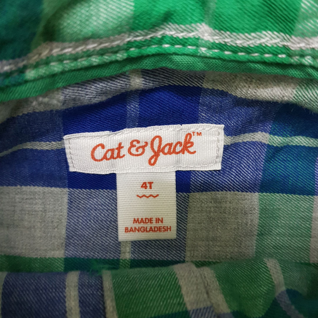 پیراهن پسرانه 26570 سایز 18 ماه تا 5 سال مارک CAT&JACK