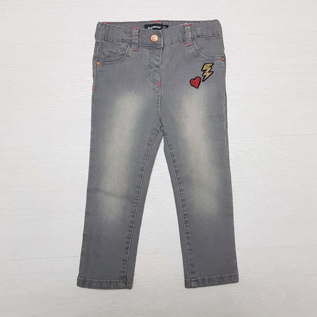 شلوار جینز دخترانه 26665 سایز 9 ماه تا 3 سال مارک INEXTENSO