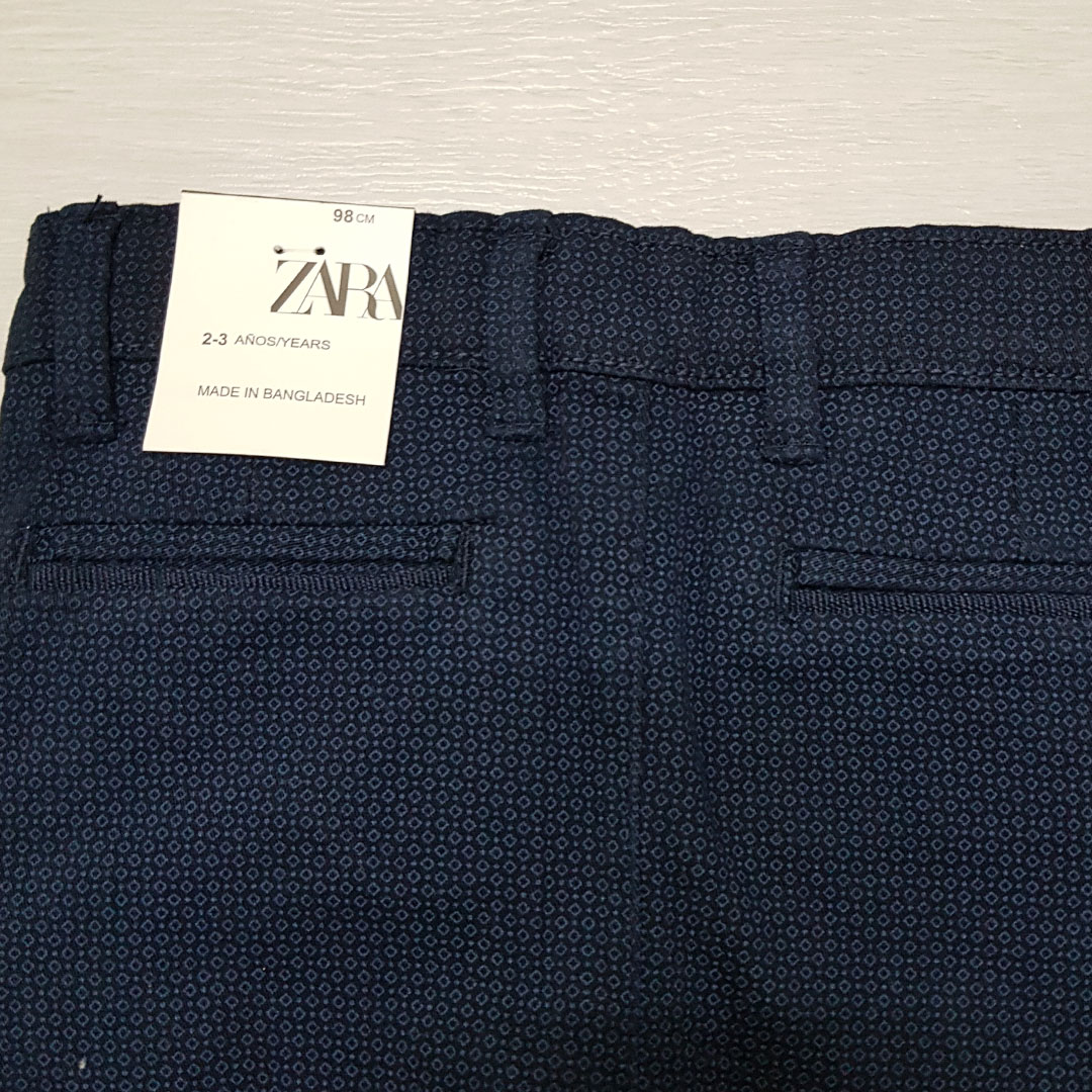 شلوار کتان پسرانه 26673 سایز 12 ماه تا 7 سال مارک ZARA