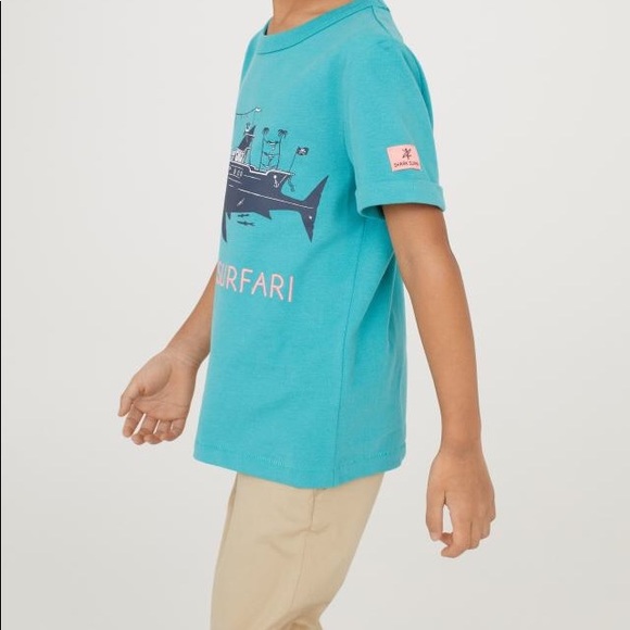 تی شرت پسرانه 26684 سایز 3 تا 10 سال مارک H&M