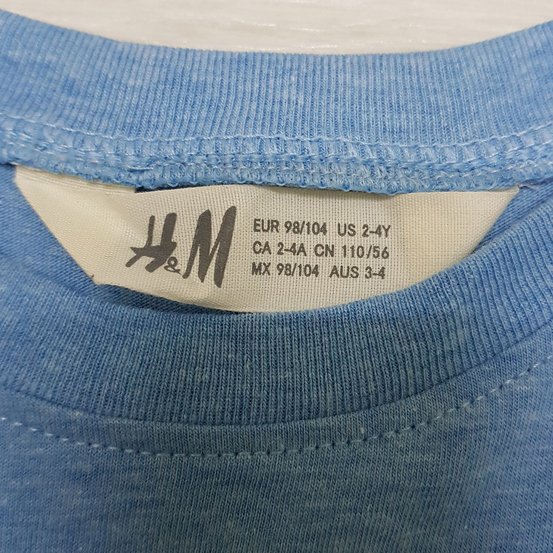 تی شرت پسرانه 26682 سایز 1.5 تا 12 سال مارک H&M
