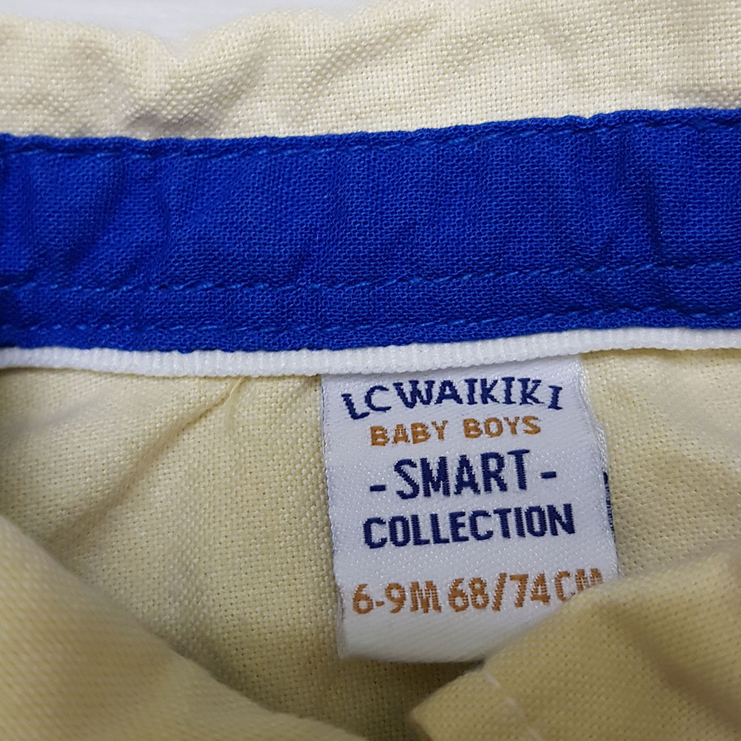 پیراهن پسرانه 26704 سایز 3 ماه تا 4 سال مارک LC WALKIKI