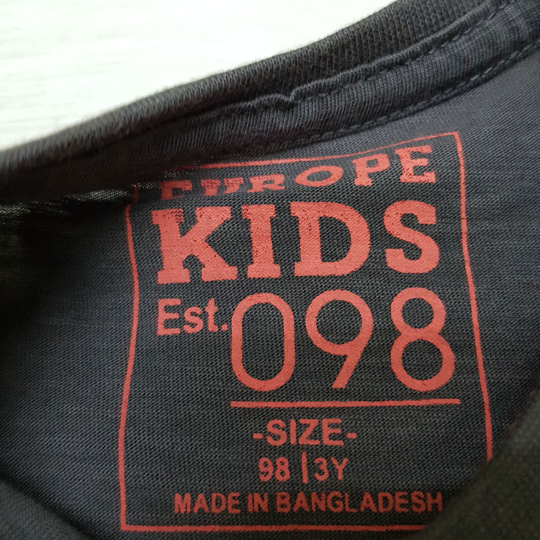 تی شرت پسرانه 26733 سایز 3 تا 7 سال مارک EUROPE KIDS