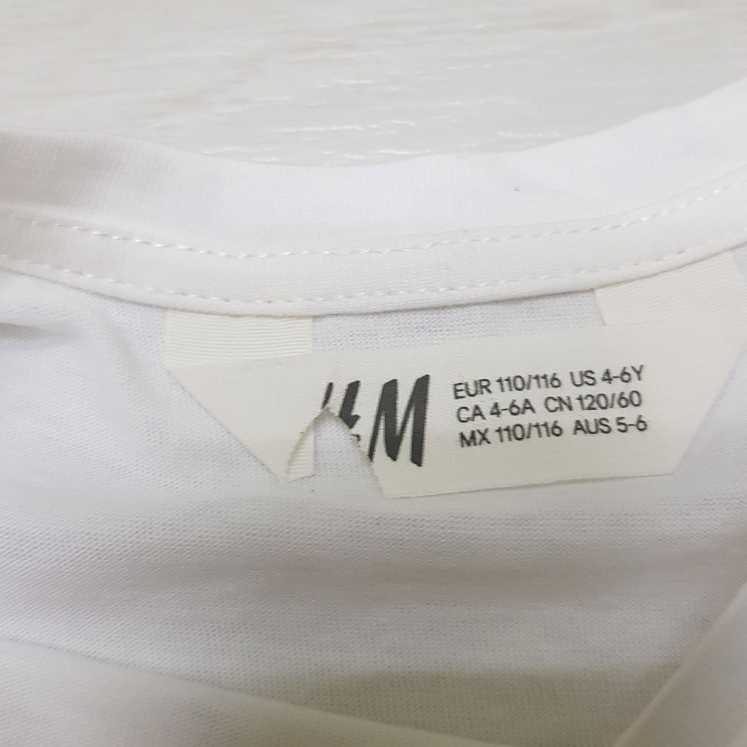 تی شرت دخترانه 26715 سایز 3 تا 14 سال مارک H&M