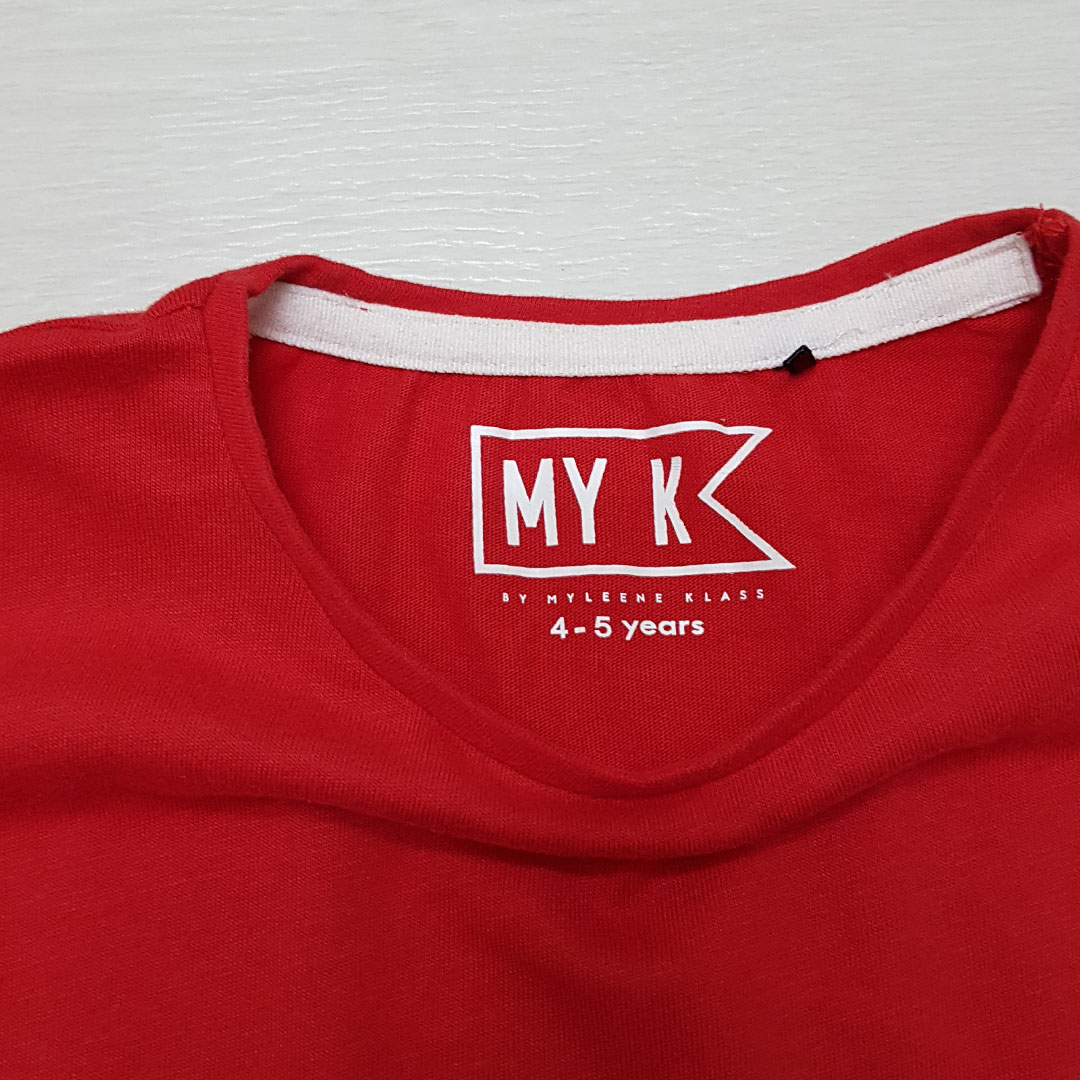 تی شرت دخترانه 26941 سایز 3 تا 9 سال مارک MYK