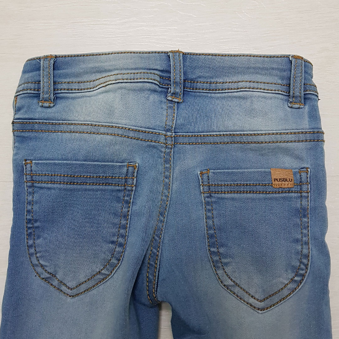شلوار جینز دخترانه 26909 سایز 3 تا 4 سال مارک PUSBLU