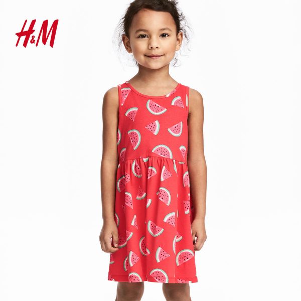 سارافون دخترانه 26900 سایز 1.5 تا 12 سال مارک H&M