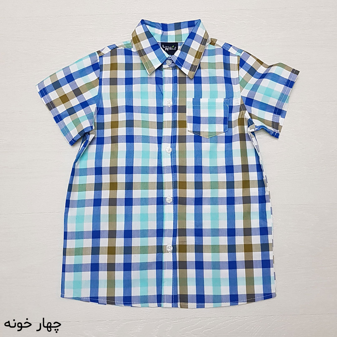 پیراهن پسرانه 26907 سایز 2 تا 7 سال مارک LITTLE REBELS
