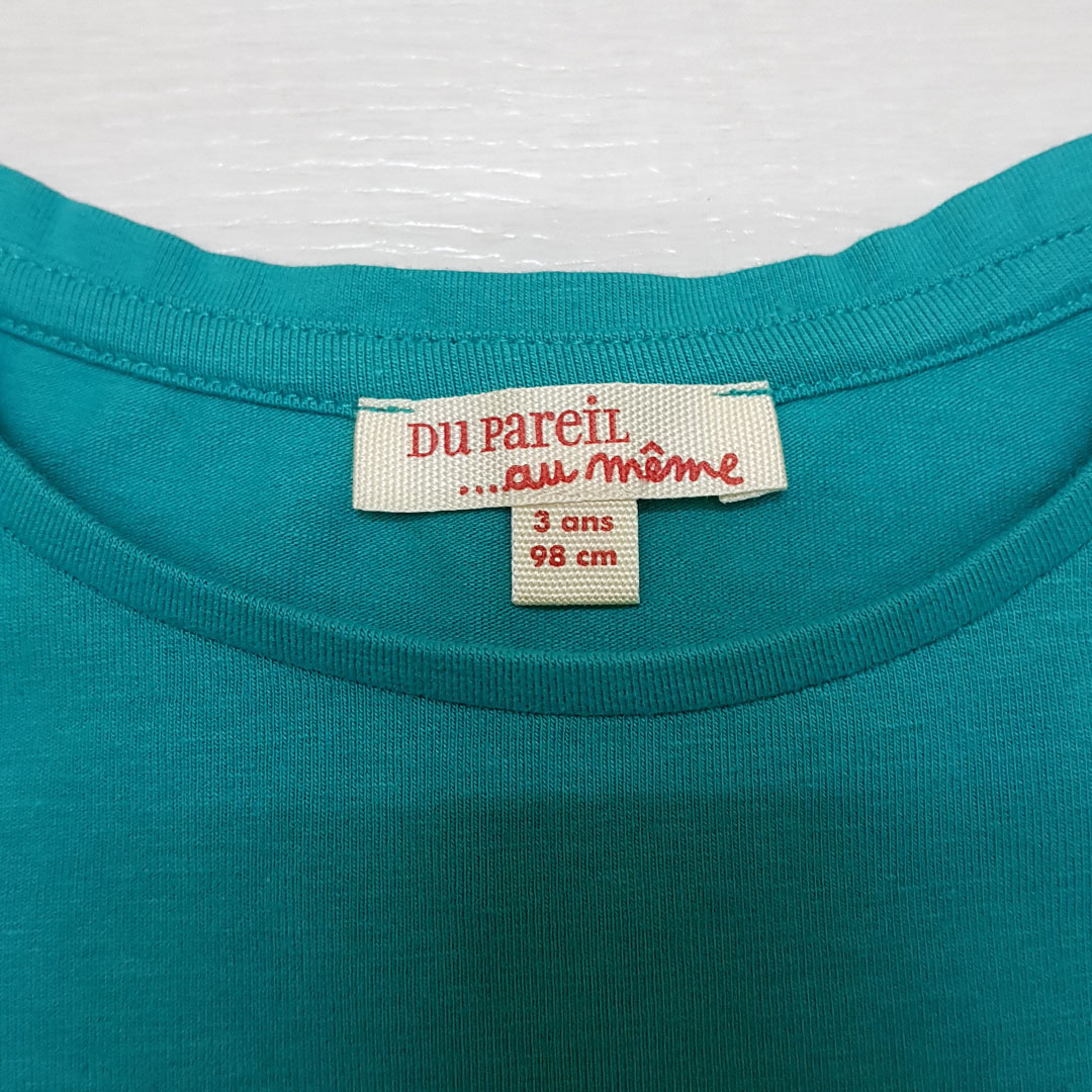 تی شرت دخترانه 26958 سایز 2 تا 14 سال مارک DU PAREIL