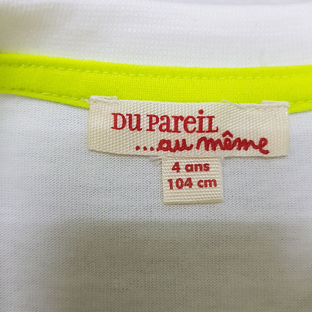 تی شرت پسرانه 26962 سایز 2 تا 14 سال مارک DU PAREIL