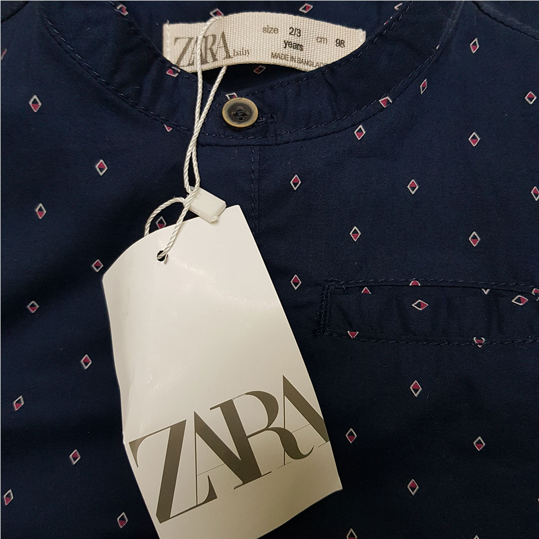 پیراهن پسرانه 27167 سایز 12 ماه تا 7 سال مارک ZARA