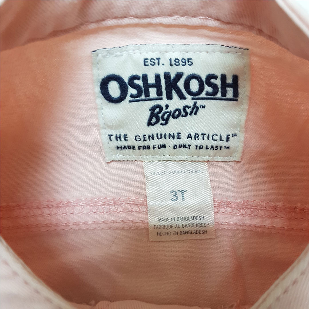 کت جینز دخترانه 27243 سایز 2 تا 5 سال مارک OSHKOSH