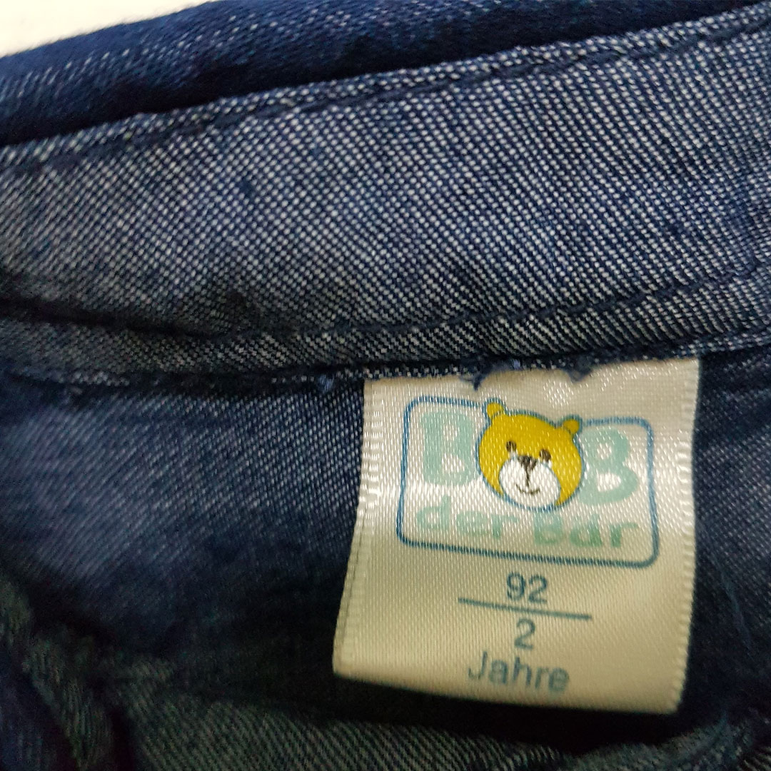 پیراهن جینز پسرانه 27212 سایز 2 تا 8 سال مارک Bob