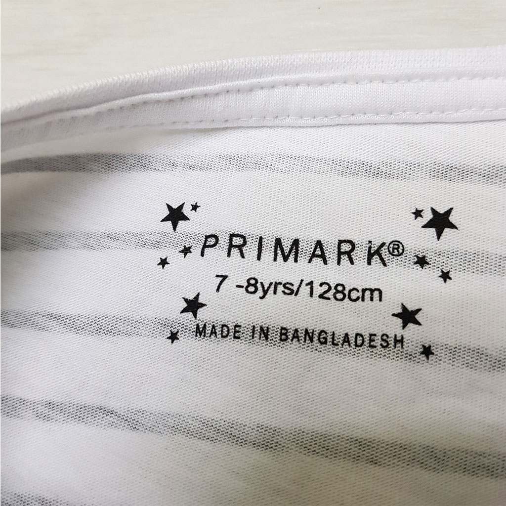 تی شرت دخترانه 27222 سایز 7 تا 15 سال مارک PRIMARK