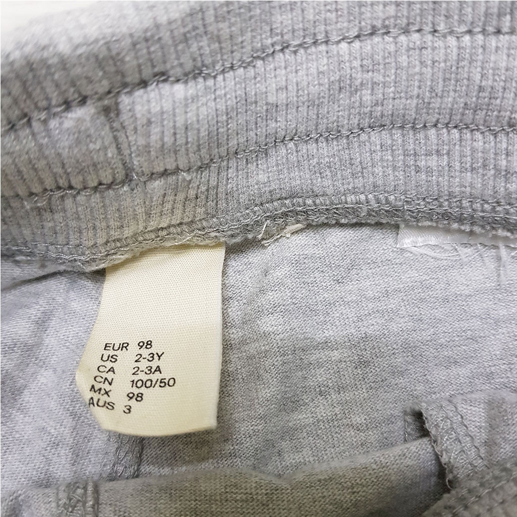 شلوار اسپورت 27400 سایز 1.5 تا 10 سال مارک H&M