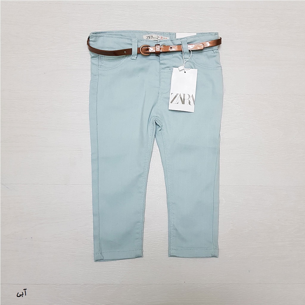 شلوار جینز دخترانه 27420 سایز 12 ماه تا 7 سال مارک ZARA