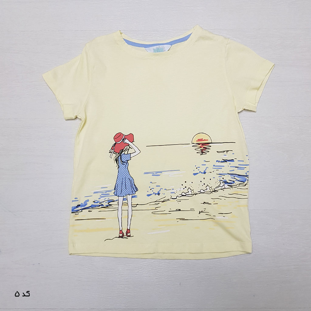 تی شرت دخترانه 27451 سایز 9 تا 16 سال کد 5 مارک TILII