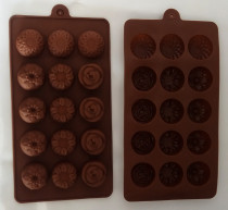 قالب شکلات سیلیکونی طرح گل کد220327
