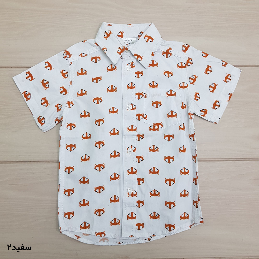 پیراهن پسرانه 24287 سایز 12 ماه تا 5 سال مارک Carters   *