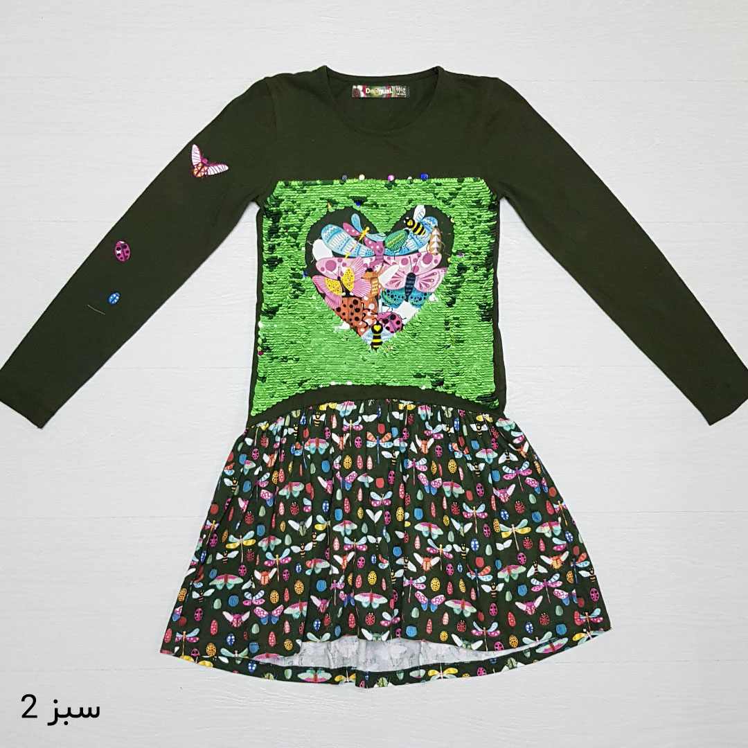 سارافون دخترانه 26048 سایز 11 تا 14 سال مارک DESIGUAL   *