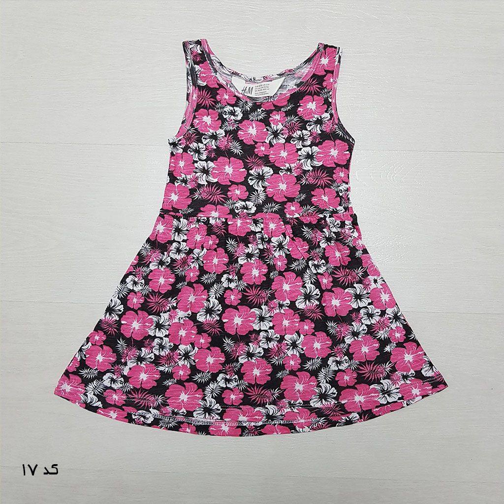 سارافون دخترانه 27693 سایز 1.5 تا 14 سال کد 12 تا 22 مارک H&M