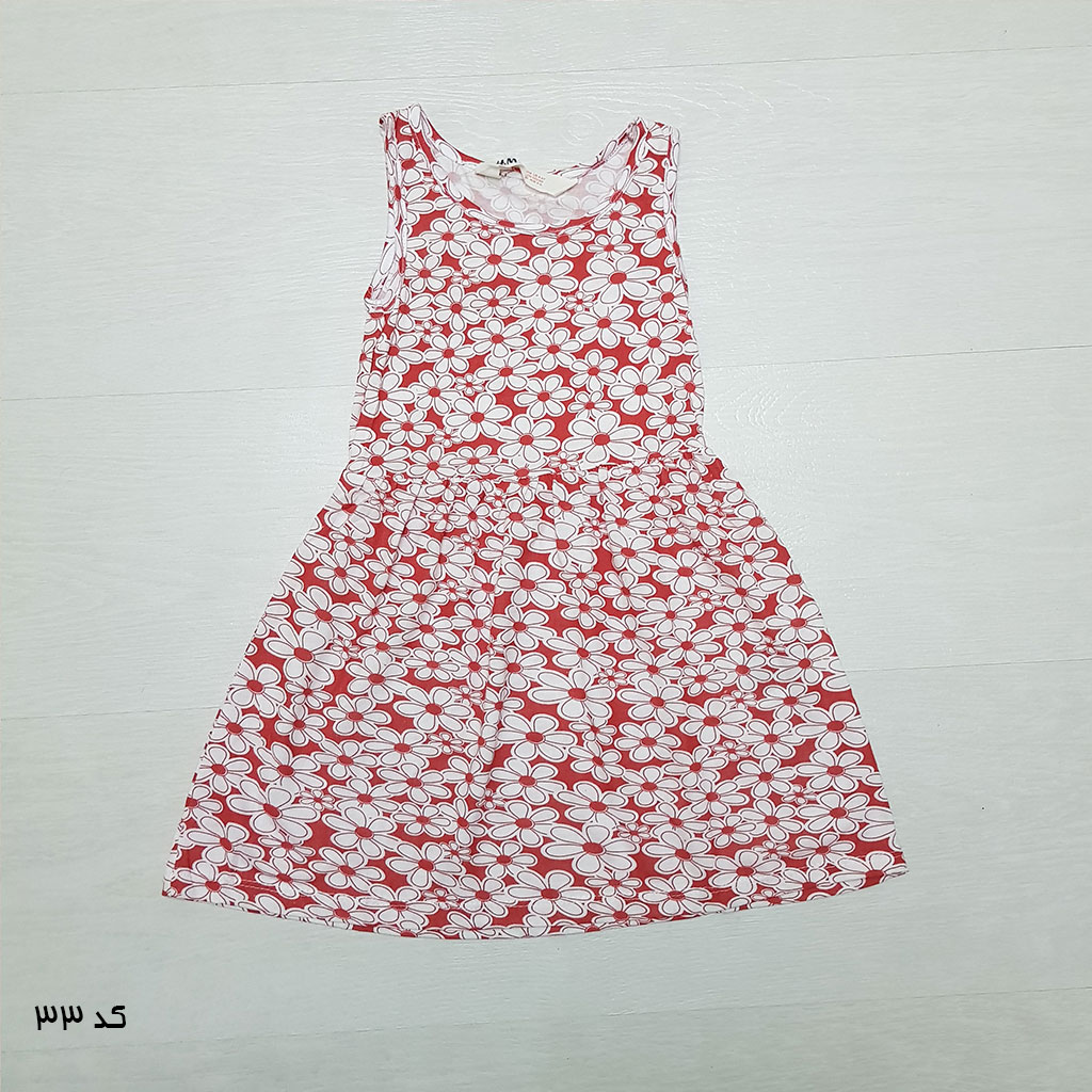 سارافون دخترانه 27693 سایز 1.5 تا 14 سال کد 23 تا 40 مارک H&M