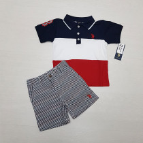 ست پسرانه 27379 سایز 2 تا 12 سال مارک US POLO   *