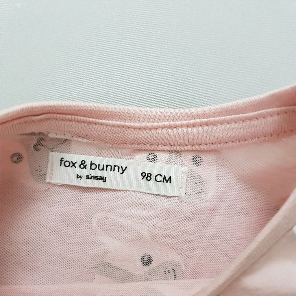 تی شرت دخترانه 27761 سایز 2 تا 10 سال مارک FOX & BUNNY