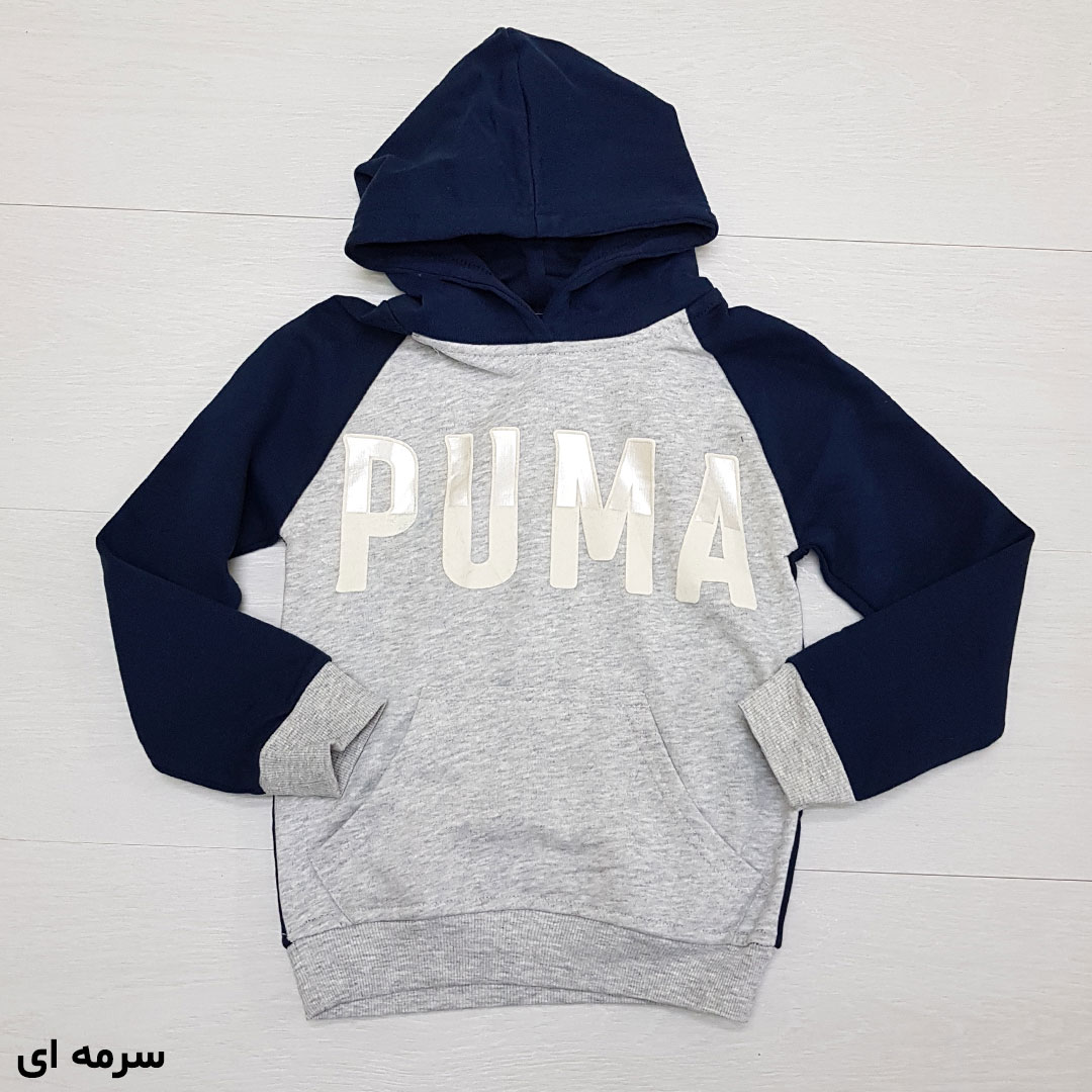 سویشرت کلاه دار 25884 سایز 4 تا 6 سال مارک PUMA   *