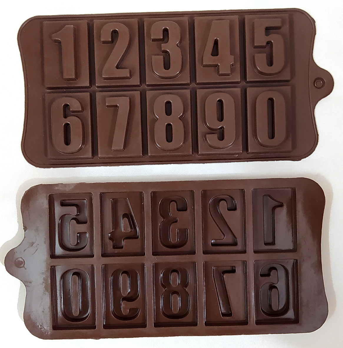 قالب شکلات سیلیکونی اعداد کد 220421