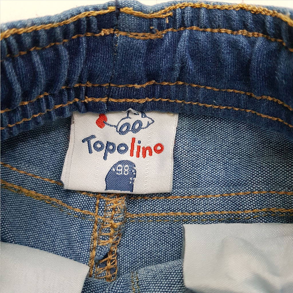 شلوار جینز پسرانه 27868 سایز 2 تا 6 سال مارک TOPOLINO