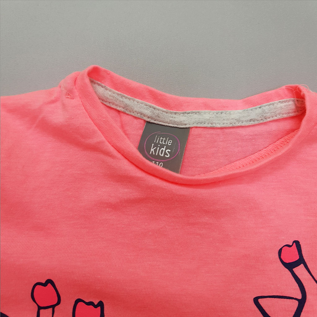 تی شرت دخترانه 28184 سایز 2 تا 9 سال مارک LITTLE KIDS