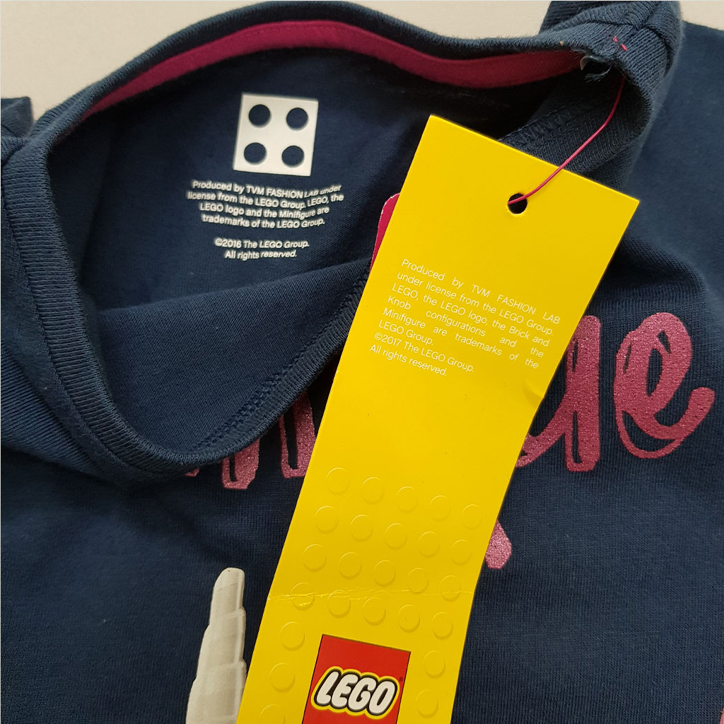 تی شرت دخترانه 28080 سایز 4 تا 10 سال مارک LEGO