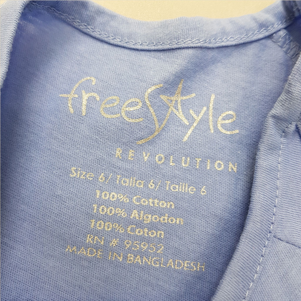 تی شرت دخترانه 28262 سایز 2 تا 10 سال مارک Free Style
