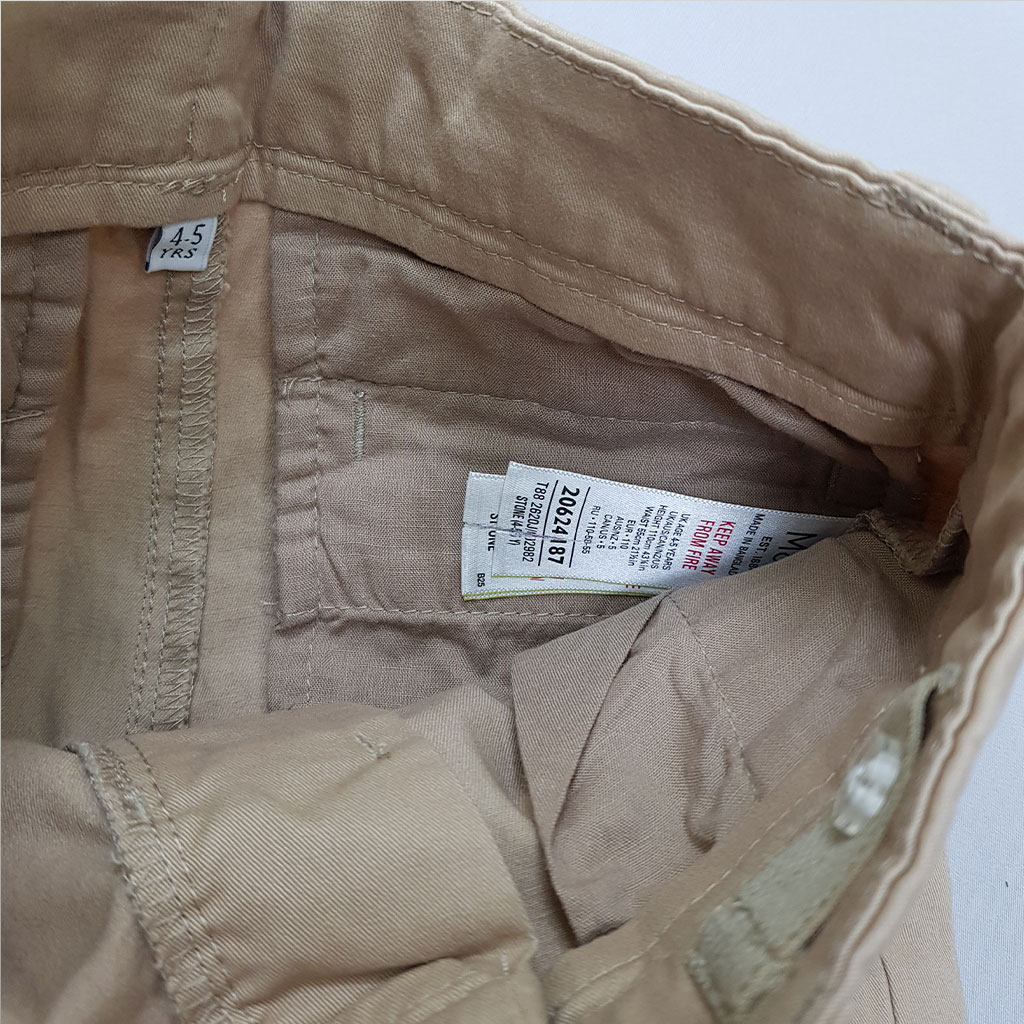 شلوار کتان پسرانه 28223 سایز 12 ماه تا 7 سال مارک M&S